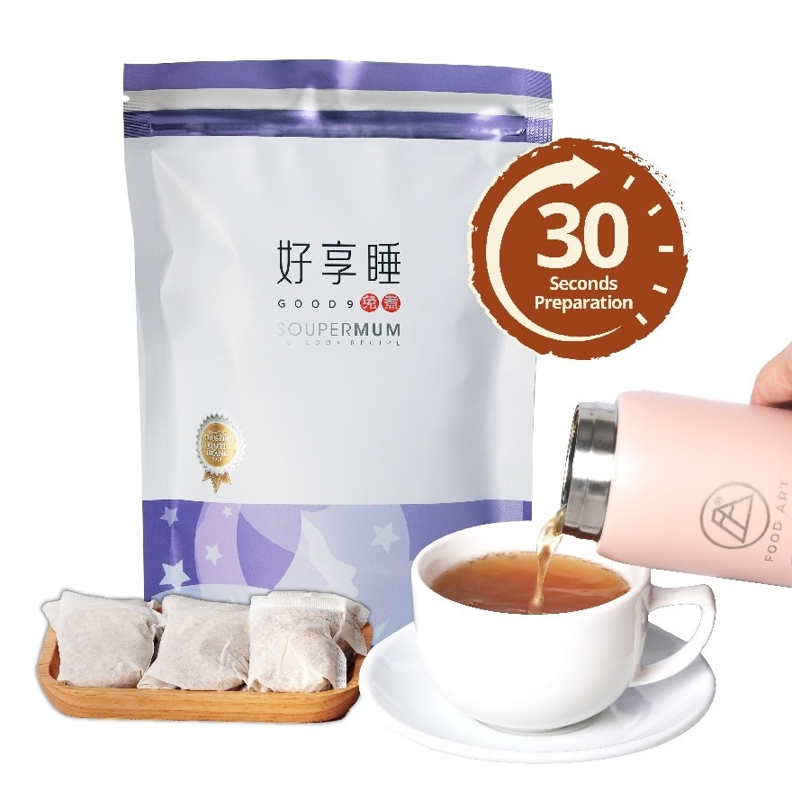 Soupermum Good9 No-Cook Sachet (For Relax Mind & Improve Sleep Quality) 6s