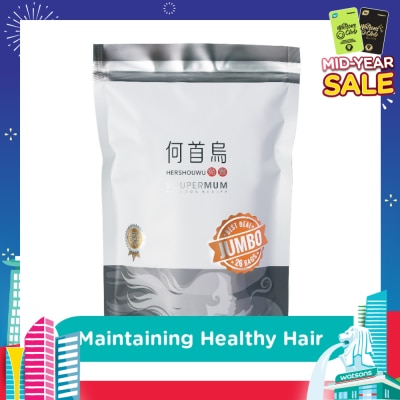 FOOD ART Soupermom Her Shou Wu No-Cook Jumbo Sachet (For Healthier Hair) 26s