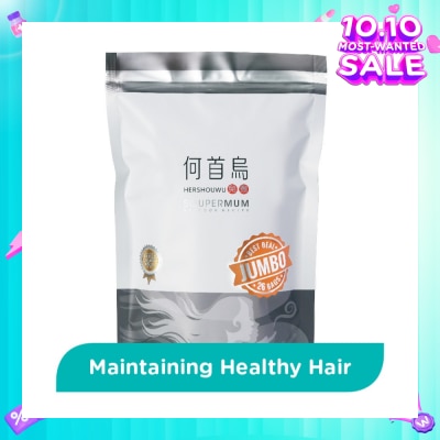 FOOD ART Soupermom Her Shou Wu No-Cook Jumbo Sachet (For Healthier Hair) 26s
