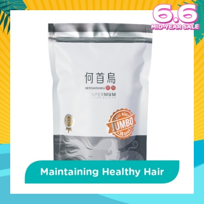 FOOD ART Soupermom Her Shou Wu No-Cook Jumbo Sachet (For Healthier Hair) 26s