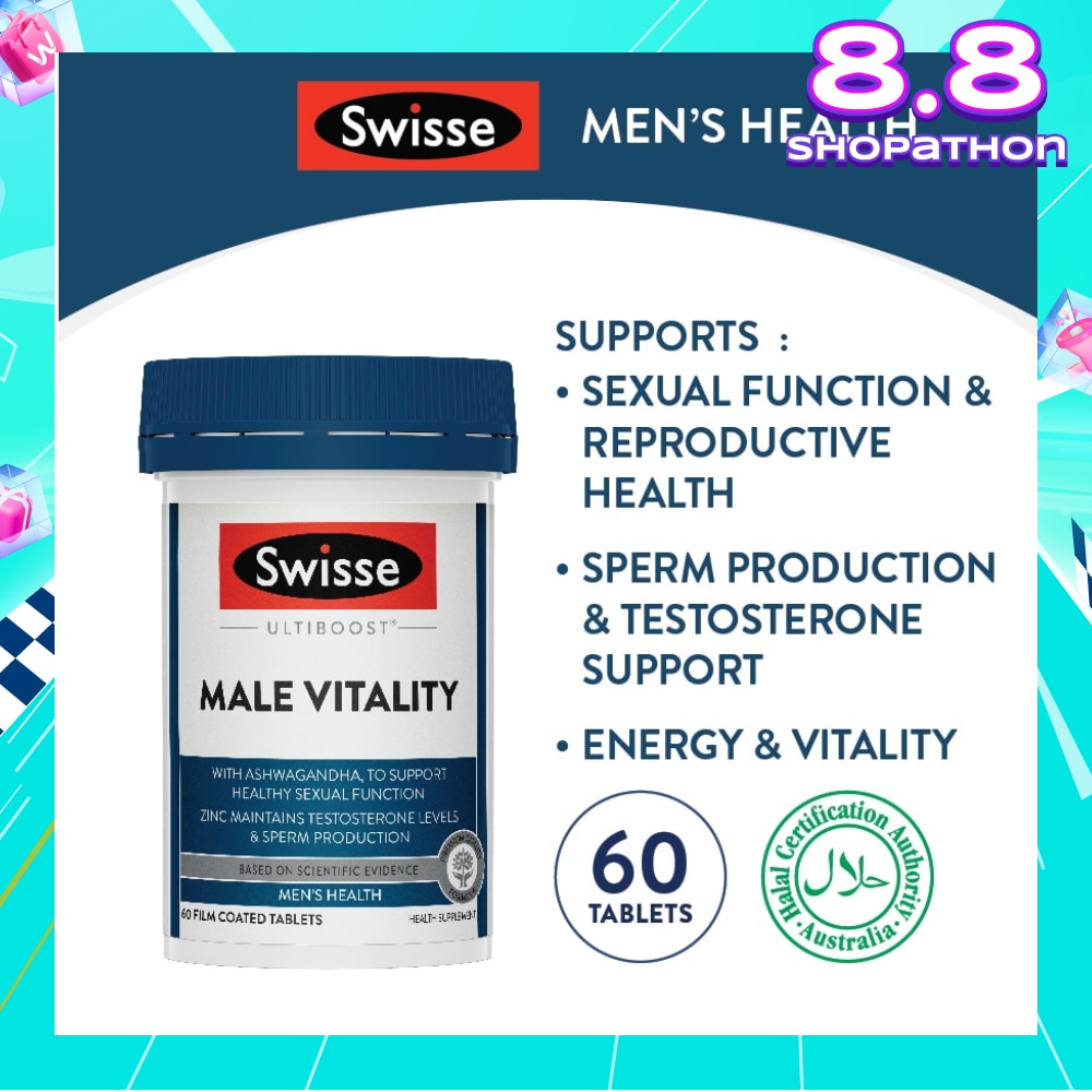 Male Vitality (Support Healthy Male Sexual Function, Vitality And Reproductive System) 60s