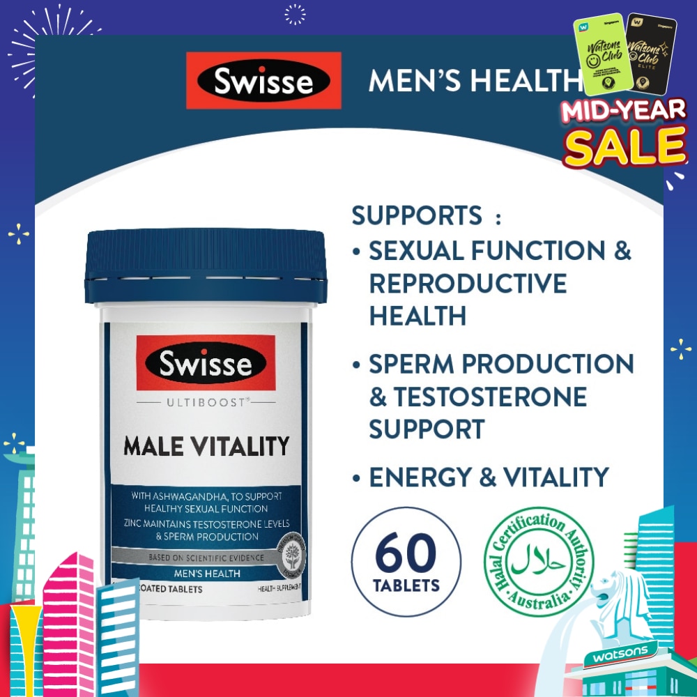 Male Vitality (Support Healthy Male Sexual Function, Vitality And Reproductive System) 60s