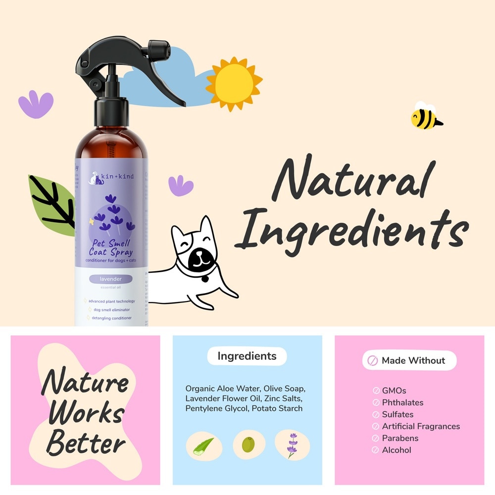 Pet Smell Coat Spray Lavender 354ml