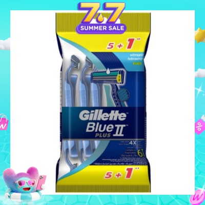 GILLETTE - BlueII Plus Disposable Razor 5+1s