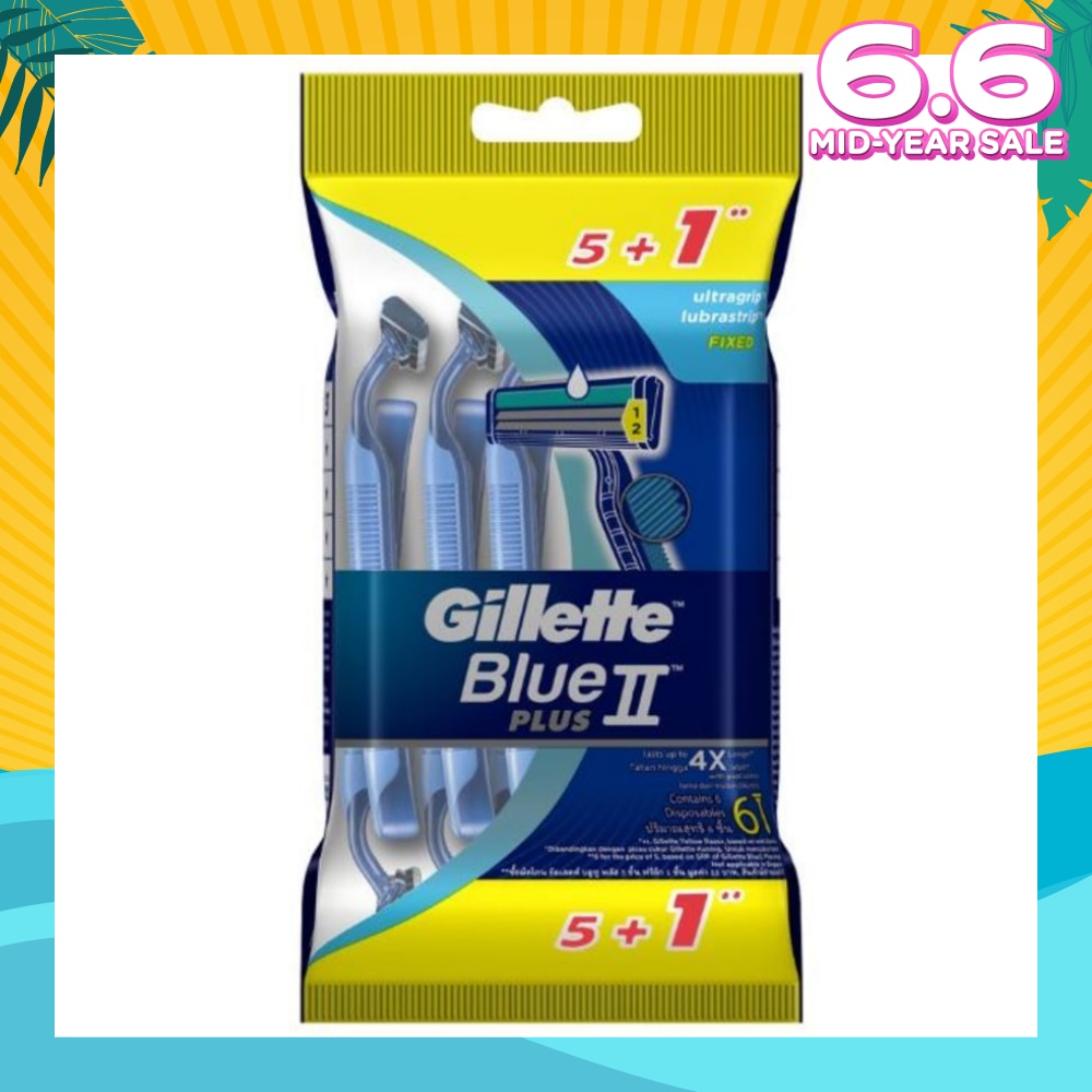 BlueII Plus Disposable Razor 5+1s
