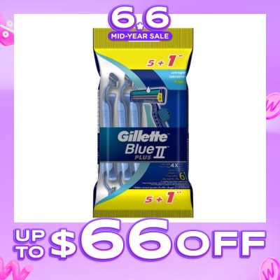 GILLETTE - BlueII Plus Disposable Razor 5+1s