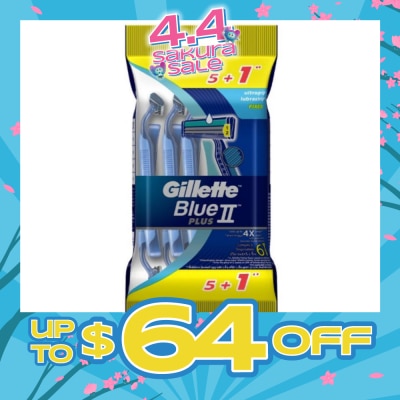 GILLETTE - BlueII Plus Disposable Razor 5+1s