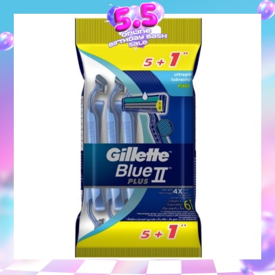 GILLETTE - BlueII Plus Disposable Razor 5+1s