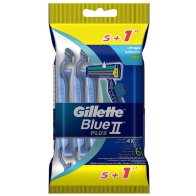 GILLETTE BlueII Plus Disposable Razor 5+1s