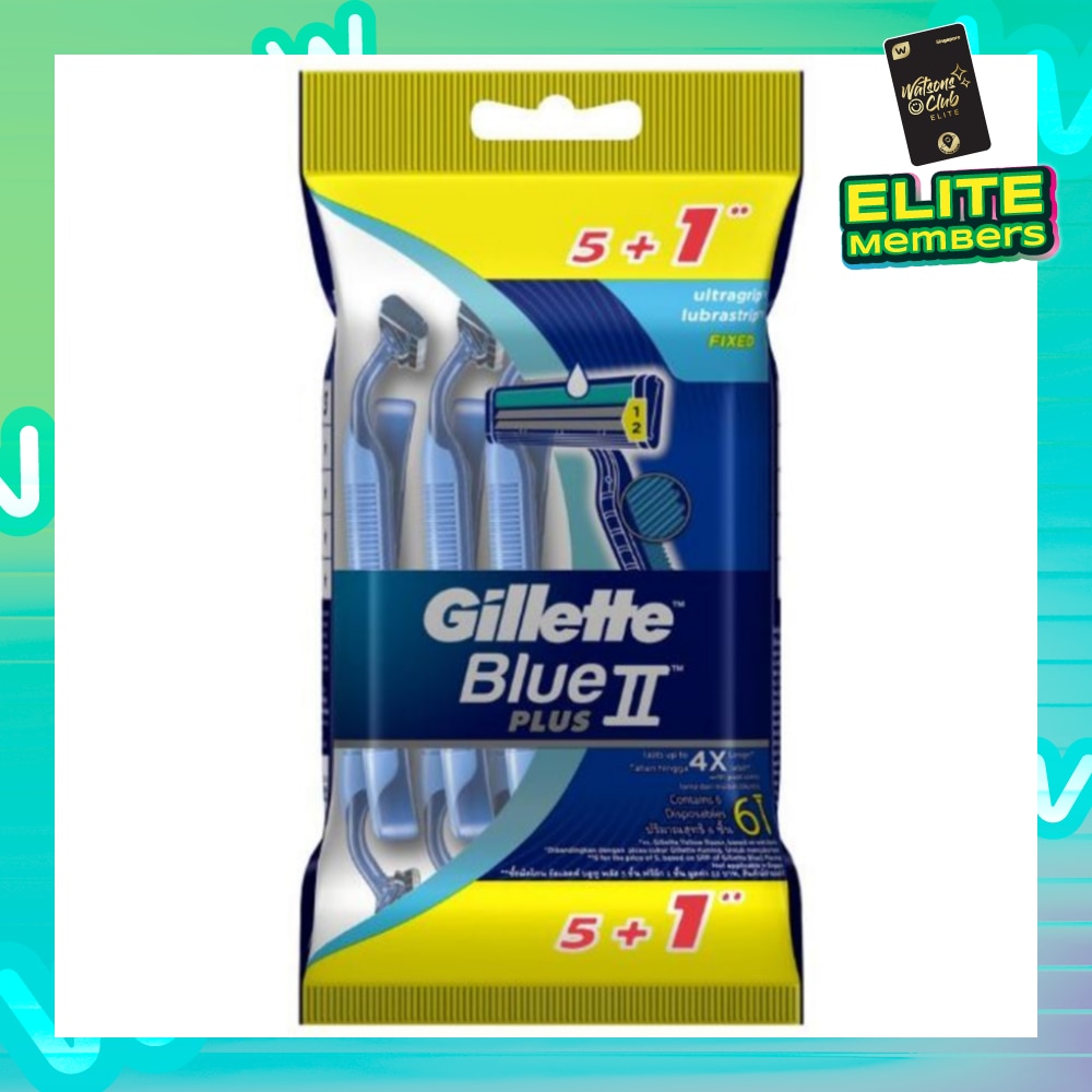 BlueII Plus Disposable Razor 5+1s