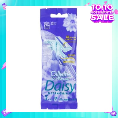 GILLETTE VENUS For Women Daisy Ultragrip Disposable Razor 3s