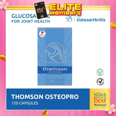 THOMSON Osterpro (Fully Reacted Glucosamine Sulfate To Support Healthy Joints And Cartilage, Vegetarian Safe) 120s