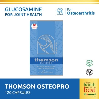 THOMSON Osterpro (Fully Reacted Glucosamine Sulfate To Support Healthy Joints And Cartilage, Vegetarian Safe) 120s