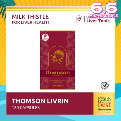 THOMSON Livrin (Anti Inflammatory And High In Antioxidant) 120s