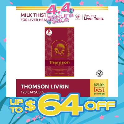 THOMSON - Livrin (Anti Inflammatory And High In Antioxidant) 120s