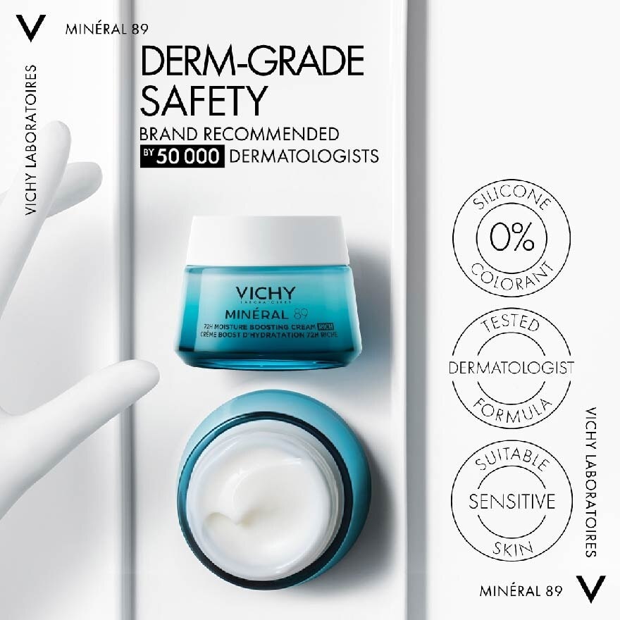 Mineral 89 72H Moisture Boosting Cream (Suitable For All Skin Types, Including Sensitive Skin) 50ml