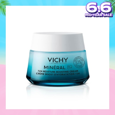 VICHY Mineral 89 72H Moisture Boosting Cream (Suitable For All Skin Types, Including Sensitive Skin) 50ml