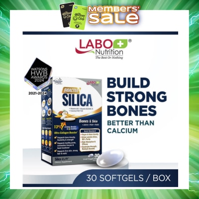 LABO NUTRITION - Bioactive Silica Dietary Supplement (Increase Bone Density For Stronger Bones, Intensive Collagen Generator For Skin, Hair Nails) 30s