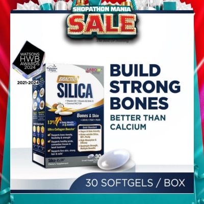 LABO NUTRITION - Bioactive Silica Dietary Supplement (Increase Bone Density For Stronger Bones, Intensive Collagen Generator For Skin, Hair Nails) 30s