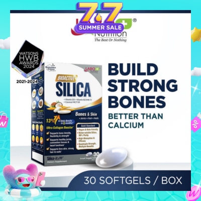 LABO NUTRITION - Bioactive Silica Dietary Supplement (Increase Bone Density For Stronger Bones, Intensive Collagen Generator For Skin, Hair Nails) 30s