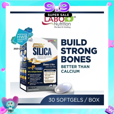 LABO NUTRITION - Bioactive Silica Veggie Capsule (Bone Health, Collagen Support Skin, Hair, Nails) 30s image