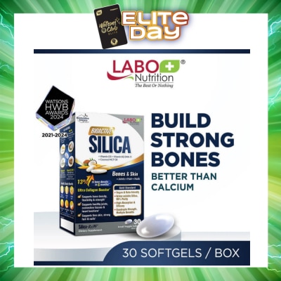 LABO NUTRITION - Bioactive Silica Dietary Supplement (Increase Bone Density For Stronger Bones, Intensive Collagen Generator For Skin, Hair Nails) 30s