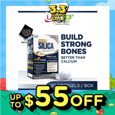 LABO NUTRITION Bioactive Silica Dietary Supplement (Increase Bone Density For Stronger Bones, Intensive Collagen Generator For Skin, Hair Nails) 30s