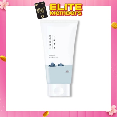 ROUND LAB Dokdo Facial Cleanser (Wash Away Makeup Residue + Impurities + Airborne Pollutants + Keep Skin Hydrated150ml