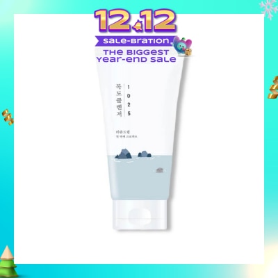 ROUND LAB Dokdo Facial Cleanser (Wash Away Makeup Residue + Impurities + Airborne Pollutants + Keep Skin Hydrated150ml