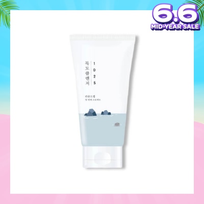 ROUND LAB Dokdo Facial Cleanser (Wash Away Makeup Residue + Impurities + Airborne Pollutants + Keep Skin Hydrated150ml