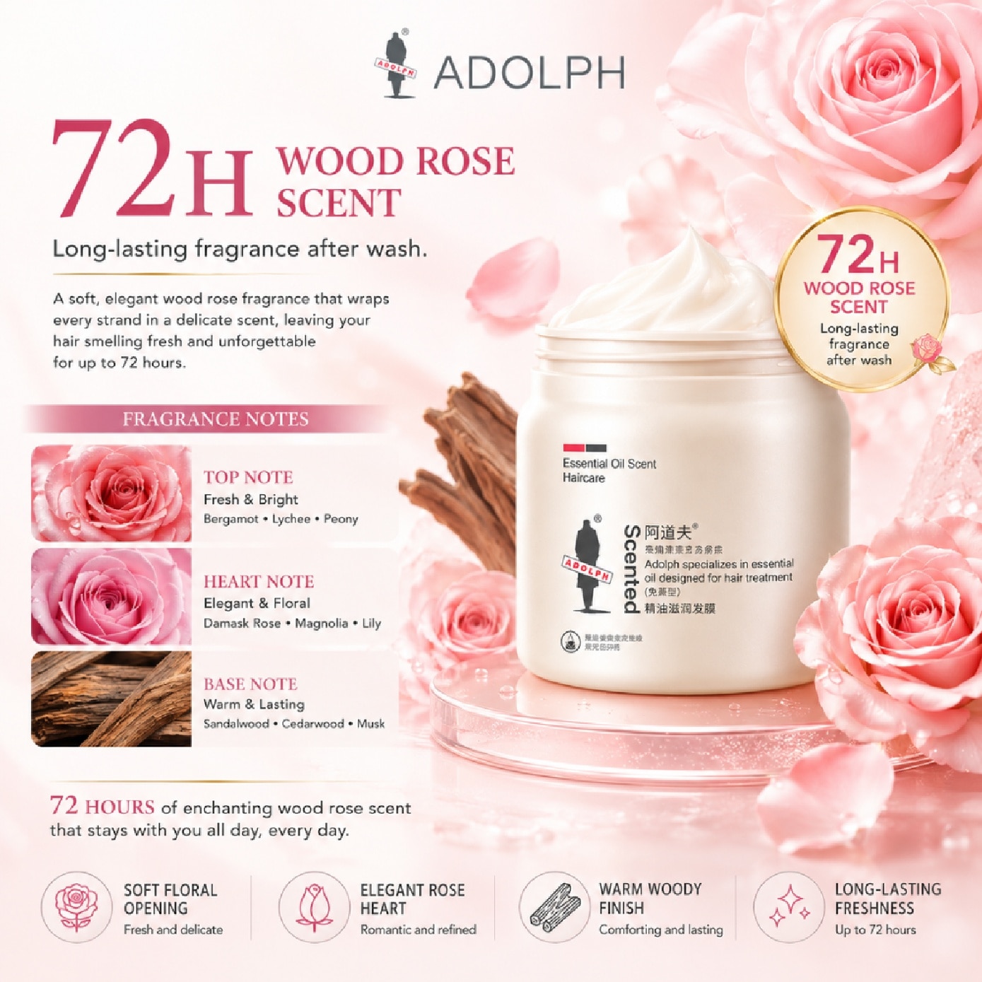 Essential Oil Scented Hair Mask 500g image