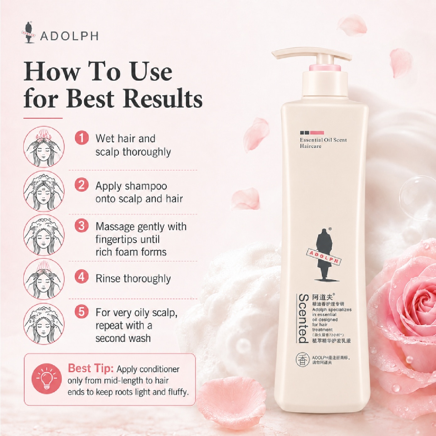 Essential Oil Scented Shampoo 500g image