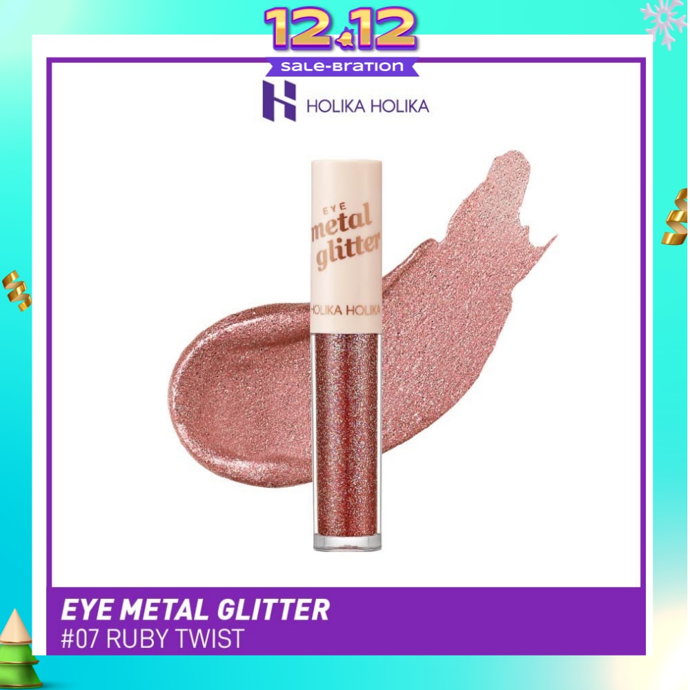 Eye Metal Glitter 07 Ruby Twist 1s (Expiry: Jan`2026)
