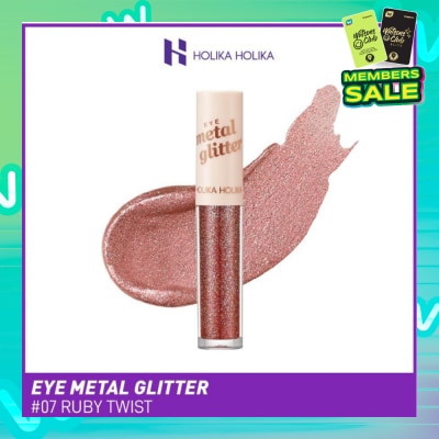 HOLIKA HOLIKA Eye Metal Glitter 07 Ruby Twist 1s (Expiry: Nov`2025)