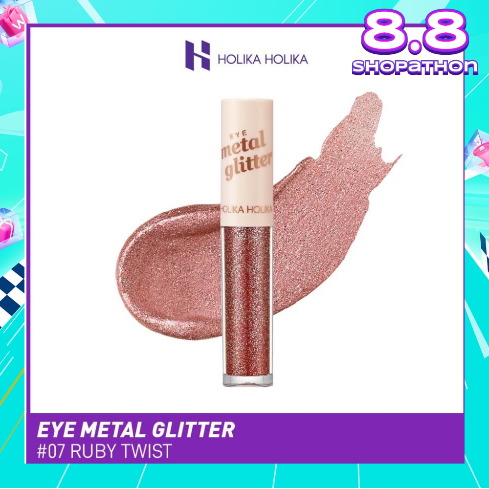 Eye Metal Glitter 07 Ruby Twist 1s (Expiry: Nov`2025)