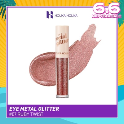 HOLIKA HOLIKA Eye Metal Glitter 07 Ruby Twist 1s (Expiry: Nov`2025)