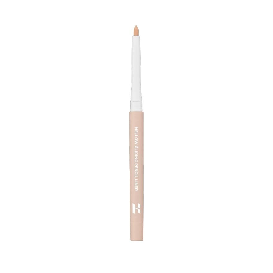 Mellow Gliding Pencil Liner (07 Petal Crème), Lasts Long Without Smudge By Double Long Lasting System Of Both Water And Oil Proof 1s