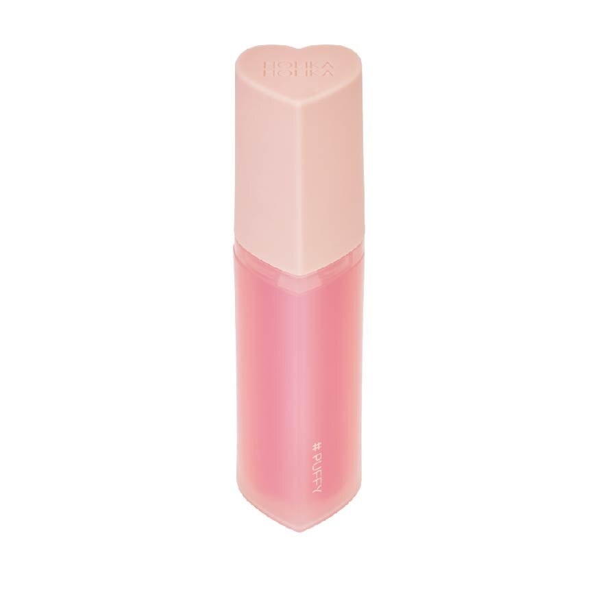 Heart Crush Bare Glaze Tint (06 Puffy), Lightweight Lip Tint Delivering Vivid Color And A Highshine Finish 1s