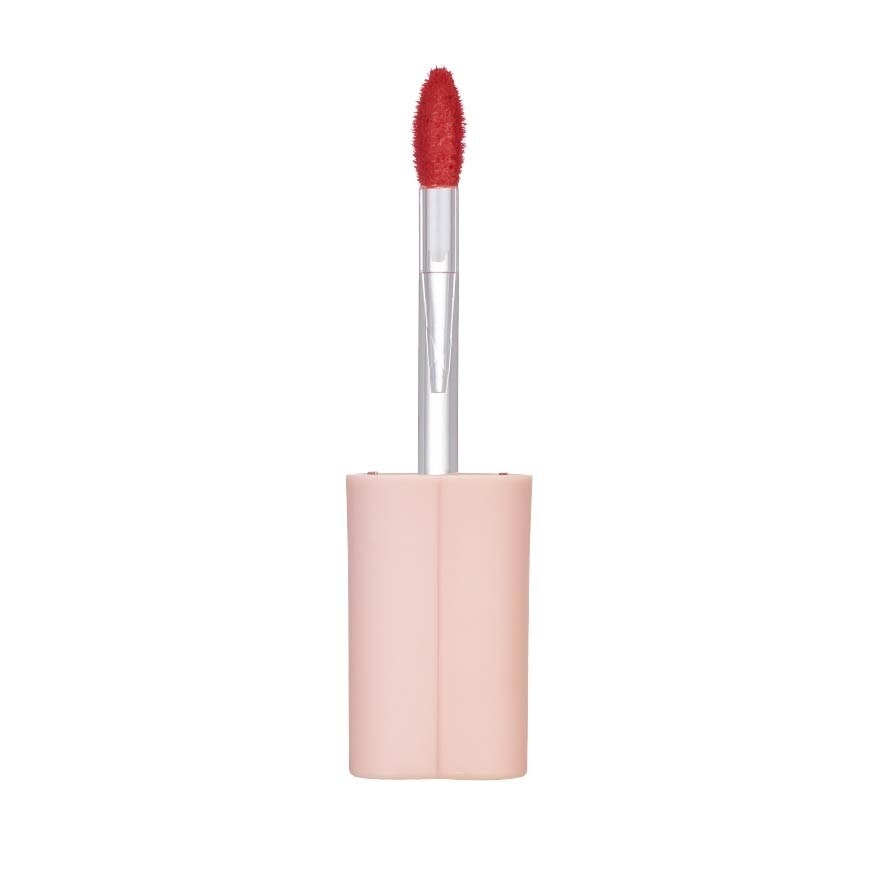 Heart Crush Bare Glaze Tint (06 Puffy), Lightweight Lip Tint Delivering Vivid Color And A Highshine Finish 1s