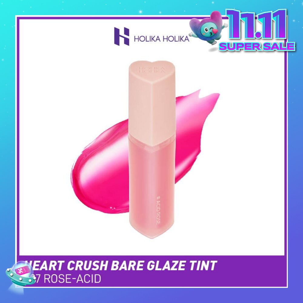Heart Crush Bare Glaze Tint 07 RoseAcid 1s