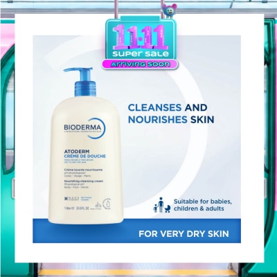 BIODERMA Atoderm Crème de douche Ultra Nourishing Face & Body Cleansing Shower Cream 1L image