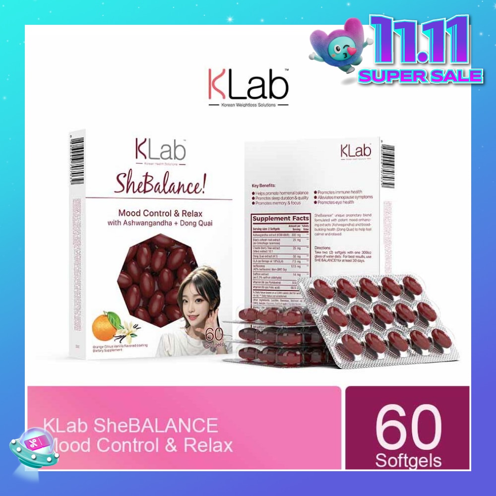 Shebalance (Help Reduce Stress, Promotes Immune Health, Sleep Quality, Eye Health, Alleviates Menopause Symptoms) 60s