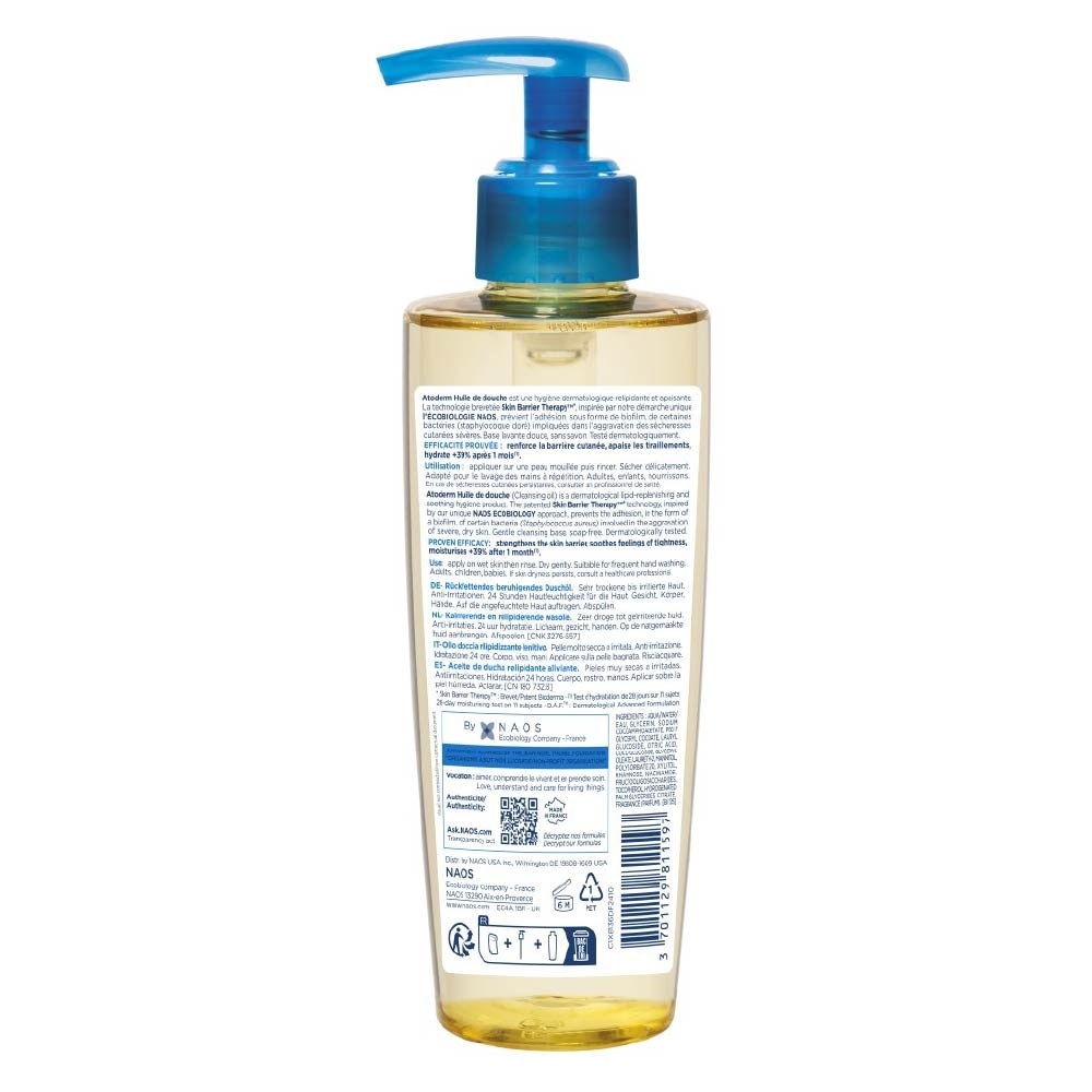 Atoderm Huile De Douche Anti-Irritation Face & Body Cleansiung Shower Oil 200ml