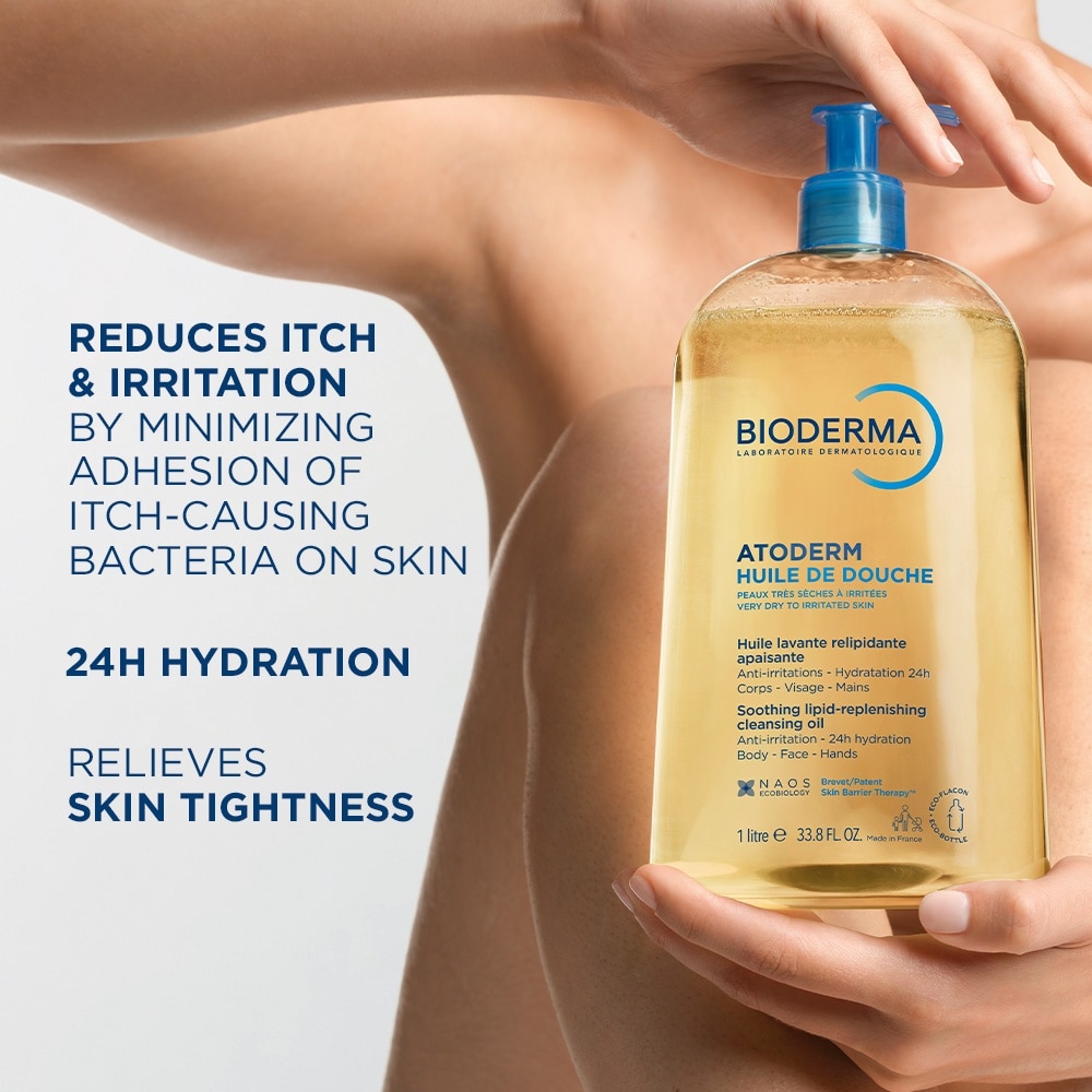 Atoderm Huile De Douche Anti-Irritation Face & Body Cleansiung Shower Oil 200ml