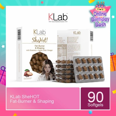 KLAB Shehot (Promotes Weight Loss, Metabolism, Helps Suppress Appetite, Burn Stubborn Fats, Promotes Immune Health) 90s