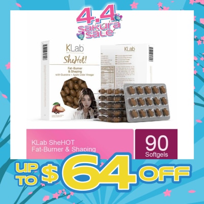 KLAB - Shehot (Promotes Weight Loss, Metabolism, Helps Suppress Appetite, Burn Stubborn Fats, Promotes Immune Health) 90s