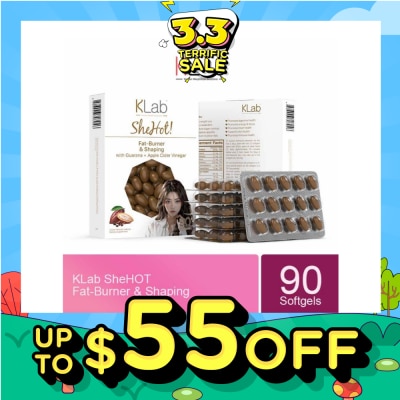 KLAB Shehot (Promotes Weight Loss, Metabolism, Helps Suppress Appetite, Burn Stubborn Fats, Promotes Immune Health) 90s