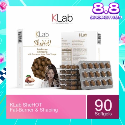 KLAB Shehot (Promotes Weight Loss, Metabolism, Helps Suppress Appetite, Burn Stubborn Fats, Promotes Immune Health) 90s