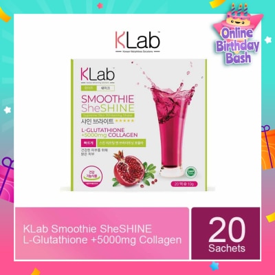 KLAB Sheshine (Helps Lighten Skin Pigmentation, Promotes Healthy, Youthful Skin) 20s