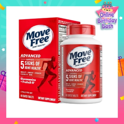 MOVE FREE Advanced Glucosamine And Chondroitin (Support Joint Health) 80s